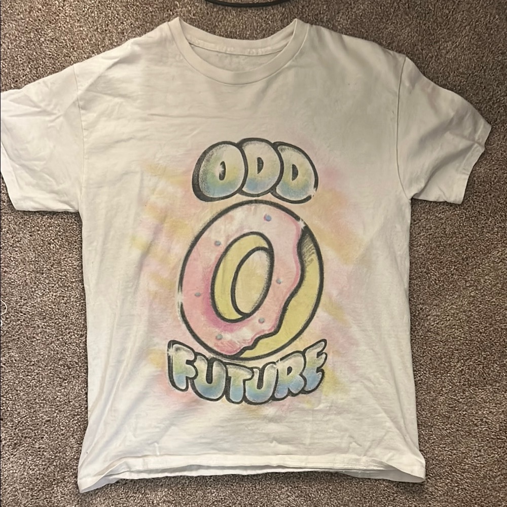 Odd Future Kids White Graphic T-Shirt